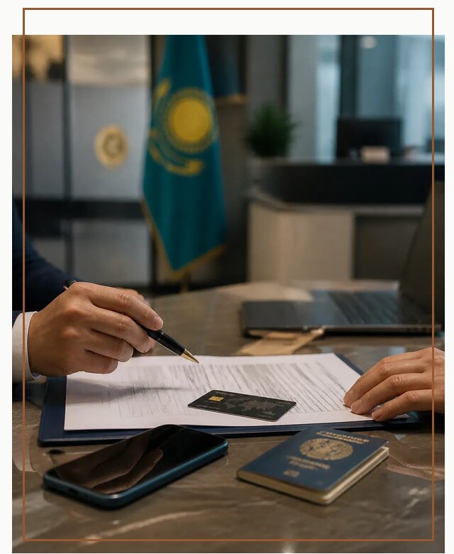 Открытие счета и банковской карты в Казахстане в Кандалакше